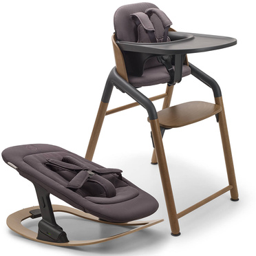 Bugaboo® Giraffe Complete Set zestaw 6w1 | Warm Wood + Grey