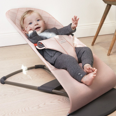 BabyBjorn | Bliss Baby Bouncer | Leżaczek-Bujaczek | 100% Bawełna | Black