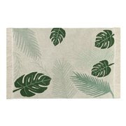 Lorena Canals® ręcznie tkany dywan ze 100% bawełny 140 x 200 cm | Tropical Green