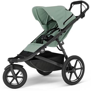 Thule® Urban Glide 3 wielofunkcyjny trójkołowy wózek biegowy Mist Green on Black - Kolor 2025 - Przedsprzedaż 