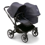 Bugaboo® Donkey 5 Duo podwójny wózek głęboko-spacerowy 'rok po roku' | Stormy Blue