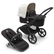 Bugaboo® Fox 5 zestaw 2w1, wózek głęboko-spacerowy | Misty White