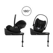 Cybex® Cloud G i-Size rozkładany fotelik 0-13 kg z obrotową bazą | Moon Black Comfort