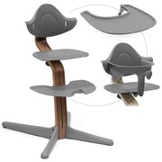 Stokke® Nomi® zestaw 3w1, ergonomiczne krzesełko do karmienia | Walnut Grey