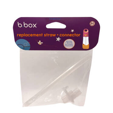 B.Box® | Zestaw słomki z konektorem do butelki tritanowej 450 ml 