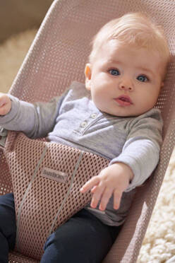 BabyBjorn | BLISS MESH Baby Bouncer | Leżaczek-Bujaczek | Ciemny róż