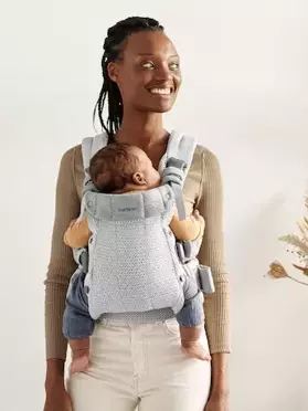 BabyBjorn® Harmony Baby Carrier nosidełko ergonomiczne | Silver 3D Mesh