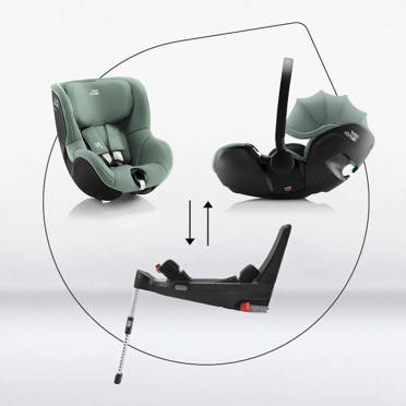 Britax Romer® Baby-Safe Pro 0-13 kg + Vario base 5Z | Galaxy Black 3D