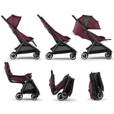 Bugaboo® Butterfly lekki wózek spacerowy | Dark Cherry