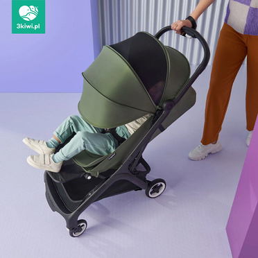 Bugaboo® Butterfly, zestaw promocyjny 3w1, wózek spacerowy + pałąk + travel bag | Desert Taupe