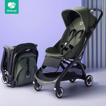 Bugaboo® Butterfly, zestaw promocyjny 3w1, wózek spacerowy + pałąk + travel bag | Desert Taupe