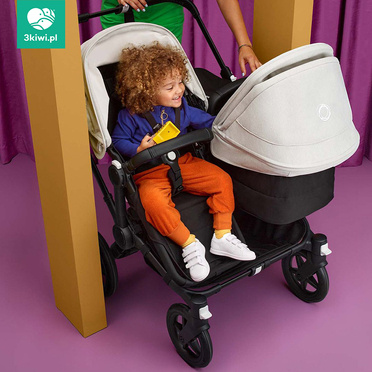 Bugaboo® Donkey 5 Duo podwójny wózek głęboko-spacerowy 'rok po roku' | Stormy Blue