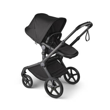 Bugaboo® Fox 5 zestaw 2w1, wózek głęboko-spacerowy | Noir Limited Edition – Black Moonlight