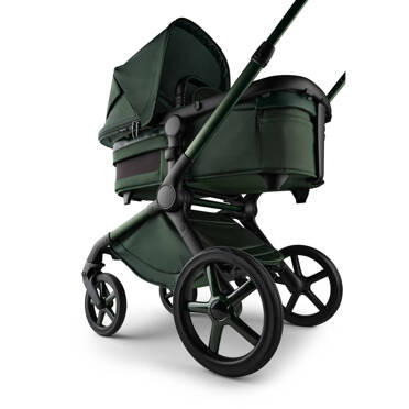 Bugaboo® Fox 5 zestaw 2w1, wózek głęboko-spacerowy | Noir Limited Edition – Midnight Green