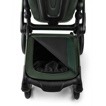 Bugaboo® Fox 5 zestaw 2w1, wózek głęboko-spacerowy | Noir Limited Edition – Midnight Green