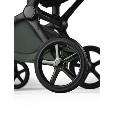 Bugaboo® Fox 5 zestaw 2w1, wózek głęboko-spacerowy | Noir Limited Edition – Midnight Green