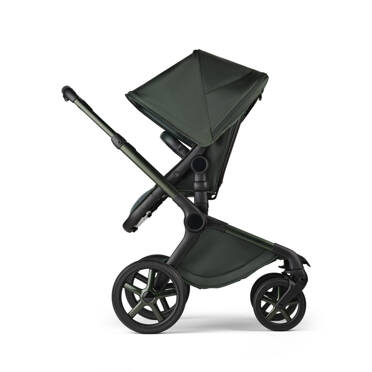 Bugaboo® Fox 5 zestaw 2w1, wózek głęboko-spacerowy | Noir Limited Edition – Midnight Green