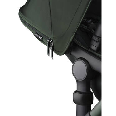 Bugaboo® Fox 5 zestaw 2w1, wózek głęboko-spacerowy | Noir Limited Edition – Midnight Green