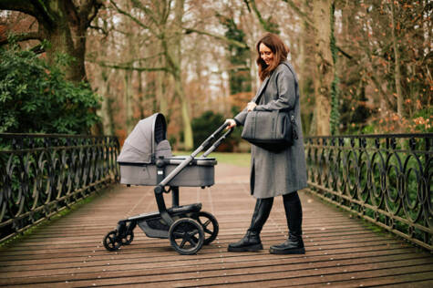 Childhome Mommy | Torba do wózka | Club Vegan Leather Black