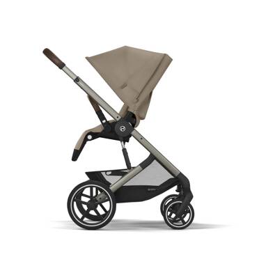 Cybex® Balios S Lux 2.0 wózek spacerowy | Almond Beige (Taupe Frame)