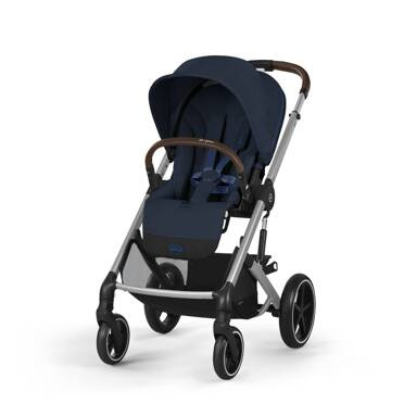 Cybex® Balios S Lux 2.0 wózek spacerowy | Ocean Blue (Silver Frame)