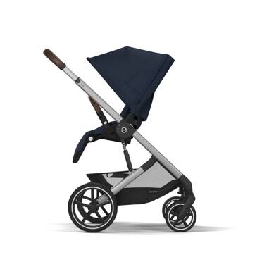 Cybex® Balios S Lux 2.0 wózek spacerowy | Ocean Blue (Silver Frame)