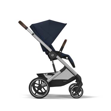 Cybex® Balios S Lux 2.0 wózek spacerowy | Ocean Blue (Silver Frame)