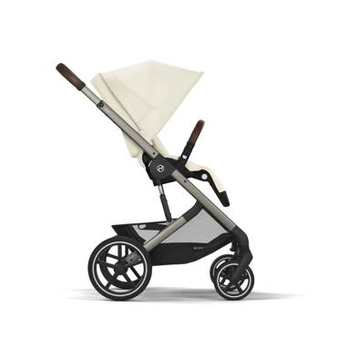 Cybex® Balios S Lux 2.0 wózek spacerowy | Seashell Beige (Taupe Frame)