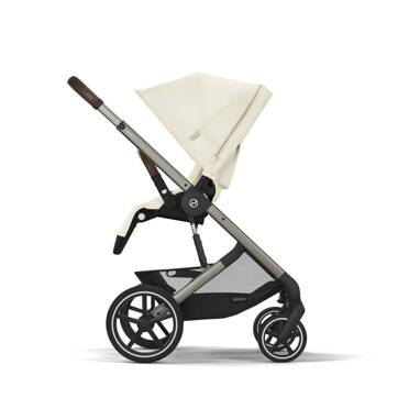 Cybex® Balios S Lux 2.0 wózek spacerowy | Seashell Beige (Taupe Frame)