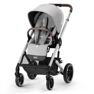 Cybex® Balios S Lux 2 wózek głęboko-spacerowy, zestaw 2w1 | Silver + Lava Grey (model ekspozycja – sklep Świdnica)