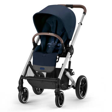 Cybex® Balios S Lux 2 wózek głęboko-spacerowy, zestaw 2w1 | Silver + Ocean Blue