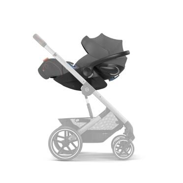 Cybex® Cloud G i-Size rozkładany fotelik 0-13 kg z obrotową bazą | Lava Grey Plus