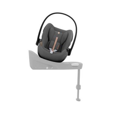 Cybex® Cloud G i-Size rozkładany fotelik 0-13 kg z obrotową bazą | Lava Grey Plus