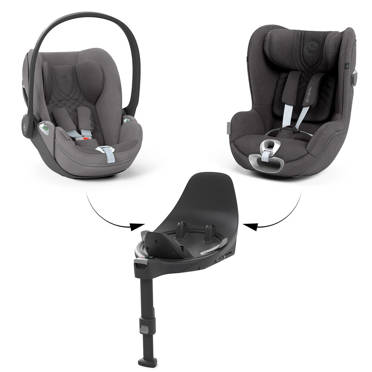 Cybex® Cloud T i-Size + Sirona T i-Size, kompletny zestaw 3w1 od urodzenia do ok. 4 r.ż. | Mirage Grey Plus