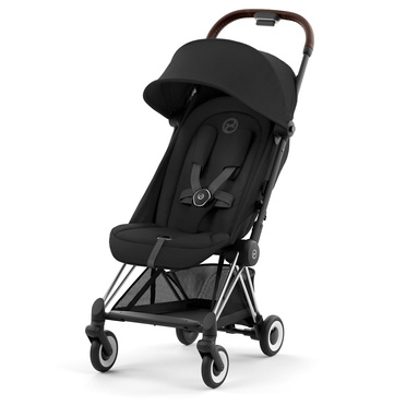 Cybex® Coya lekki wózek spacerowy | Chrome & Sepia Black