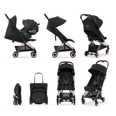 Cybex® Coya lekki wózek spacerowy | Matt Black & Leaf Green