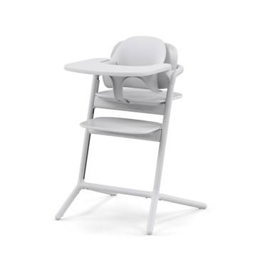 Cybex® Lemo 2™ zestaw 3w1, krzesełko ergonomiczne + baby set + tacka |  All White