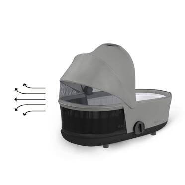 Cybex® Platinum Mios 3.0 Lux Carry Cot gondola | Mirage Grey