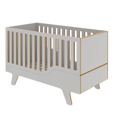 Nuki | Dream Crib | Łóżeczko Modułowe | 140x70 | Grey