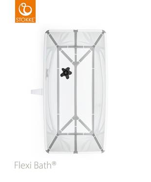 Stokke® Flexi Bath® + Newborn Support wanienka z wkładką niemowlęcą White MODEL POEKSPOZYCYJNY opakowanie zastępcze 