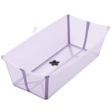 Stokke® Flexi Bath® X-Large duża składana wanienka | Transparent Calming Lavender