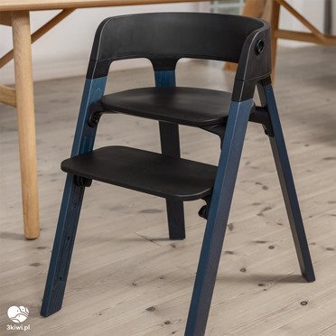 Stokke® Steps™ Zestaw 3w1, luksusowe krzesełko ergonomiczne + baby set + tacka | White + Natural