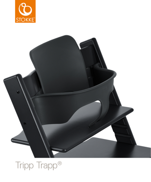 Stokke® Tripp Trapp® Baby Set² zestaw niemowlęcy | Black (V2)