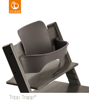 Stokke® Tripp Trapp® Baby Set² zestaw niemowlęcy | Hazy Grey (V2)