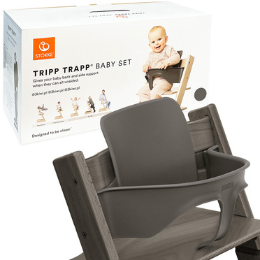 Stokke® Tripp Trapp® Baby Set² zestaw niemowlęcy | Hazy Grey (V2)