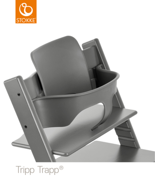 Stokke® Tripp Trapp® Baby Set² zestaw niemowlęcy | Storm Grey (V2)