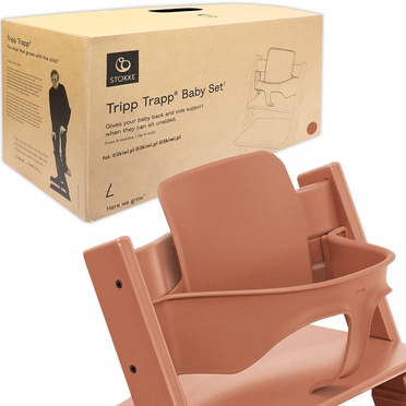 Stokke® Tripp Trapp® Baby Set² zestaw niemowlęcy | Terracotta (V2)