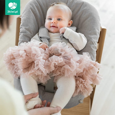 Stokke® Tripp Trapp® krzesełko + leżaczek niemowlęcy Newborn Set | Exclusive Oak Warm Brown (dąb)