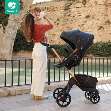 Stokke® Xplory® X zestaw 2w1, wysoki wózek głęboko-spacerowy | Signature Limited Edition