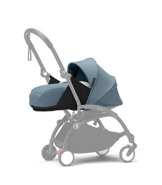 Stokke® Yoyo³ Newborn Pack 0+ miękka gondola, pakiet dla noworodków | Aqua